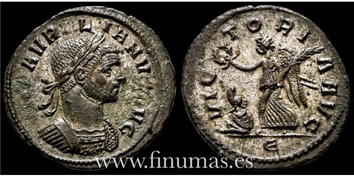 Aureliano 270-75. d.C. Antoniniano -Victoria Avg.- Ceca : Roma - EBC