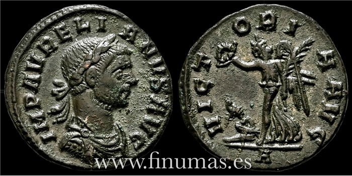Aureliano 270-75. d.C. Antoniniano -Victoria Avg.- Ceca : Roma - EBC