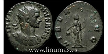 Aureliano 270-75. d.C. Antoniniano -Libert Avg.   - MBC