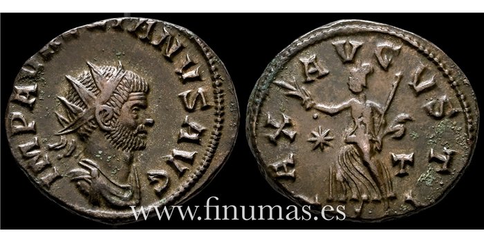 Aureliano 270-75. d.C. Antoniniano -Pax Avgusti - Ceca : Siscia  - EBC