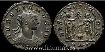 AURELIANO 270-75  d.C. Antoniniano - Restitut Orbis Ceca-Serdica -EBC