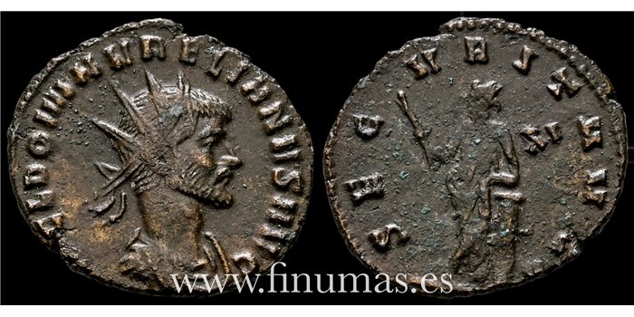 AURELIANO 270-75  d.C. Antoniniano - Securit ave  Ceca-Roma -MBC