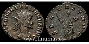 AURELIANO 270-75  d.C. Antoniniano - Securit ave  Ceca-Roma -MBC