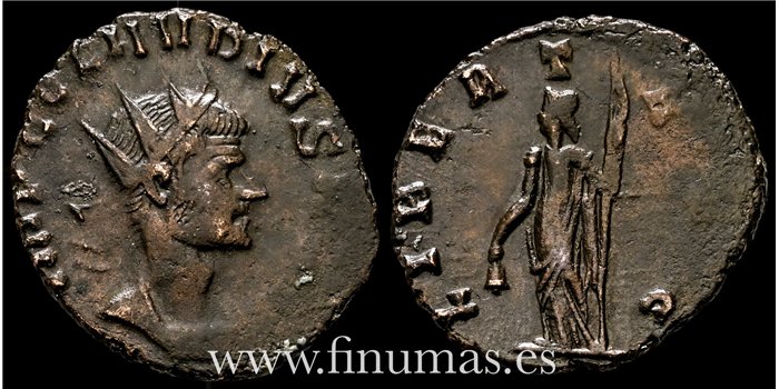 Claudio II 269. d.C. Antoniniano -Libert Avg..- Ceca : Roma - EBC