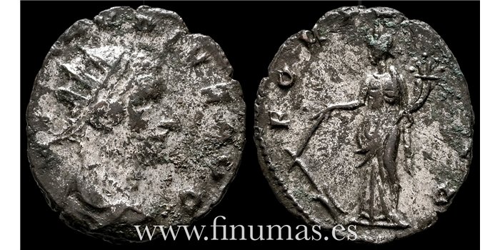 Claudio II 268-70. d.C. Antoniniano -Fortuna Red..- Ceca : Roma - BC