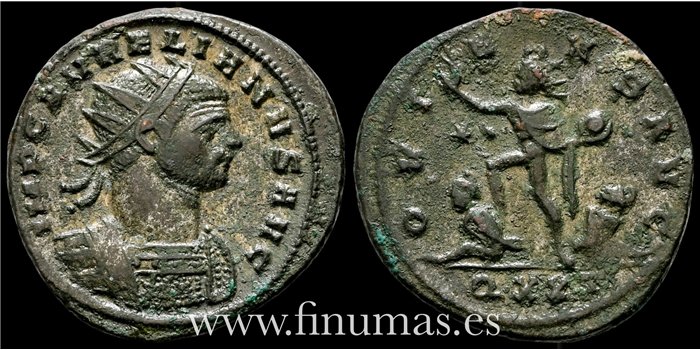 Aureliano 270-75. d.C. Antoniniano -Oriens Avg.- Ceca : Roma - EBC