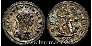 Aureliano 270-75. d.C. Antoniniano -Oriens Avg.- Ceca : Siscia - EBC