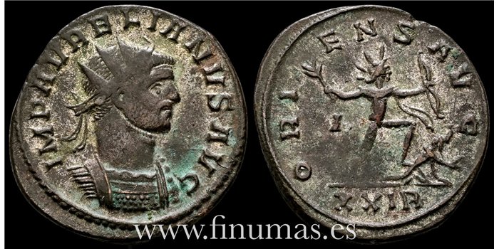 Aureliano 270-75. d.C. Antoniniano -Oriens Avg.- Ceca : Siscia - MBC