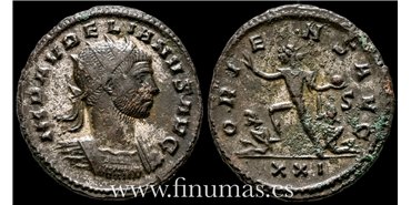 Aureliano 270-75. d.C. Antoniniano -Oriens Avg.- Ceca : Roma - EBC