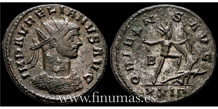 Aureliano 270-75. d.C. Antoniniano -Oriens Avg.- Ceca : Roma - EBC