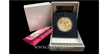 MACAO k-145.- 20 PATACAS 2009 Calendario Lunar. Año del Buey. Plata - PROOF