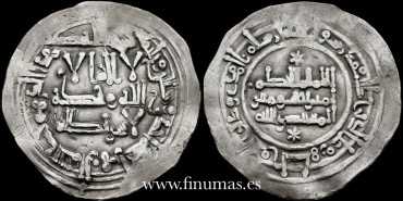 AL-HAKIM II DIRHAM 361H MEDINA-ZAHARA. ESTRELLAS