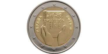 2 EUROS CONMEMORATIVOS ESPAÑA 2026 "Art.49 - Inclusión""