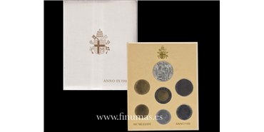 VATICANO - K-192/98- SET OFICIAL VATICANO 7 VALORES  1986