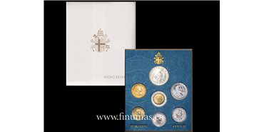 VATICANO - K-199/205- SET OFICIAL VATICANO 7 VALORES  1987
