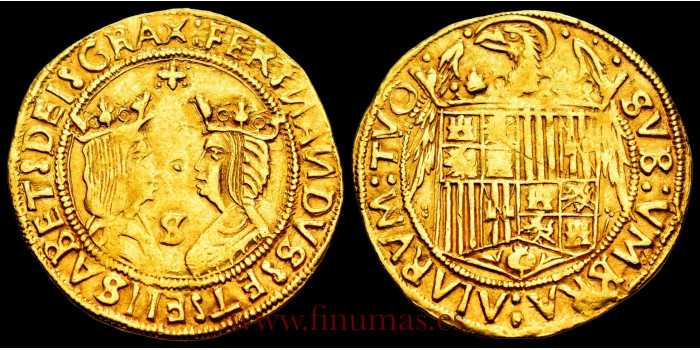 Cy02778.- REYES CATOLICOS DOBLE EXCELENTE SEVILLA '+' S. - GOLD