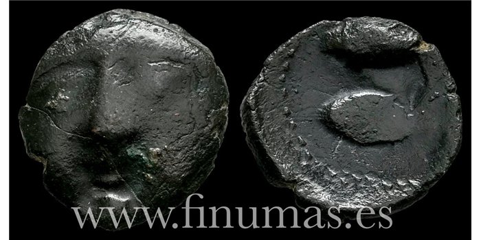 GADES (CADIZ) 1/8 DE CALCO  200-100 a.C.