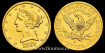 USA - K-101 - 5 DOLLAR 1887 S - CORONET HEAD. GOLD