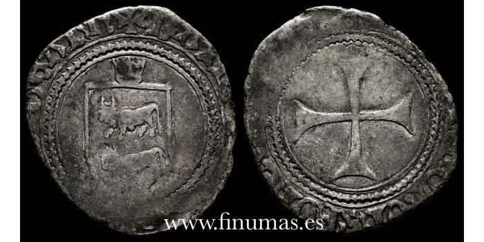 KINGDOM OF NAVARRA (FRANCE) CATALINA DE BEARN. WHITE 1483-1484.