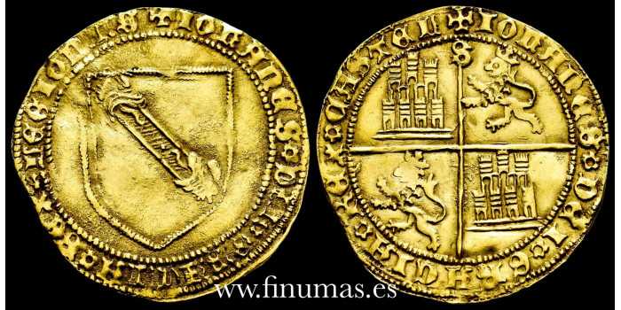 JUAN II de CASTILLA Y LEON 1406/1454 - Double of the Band. Seville - Gold.