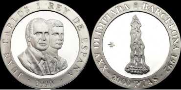 1990 - 2000 PESETAS BARCELONA '92 "CASTELLERS"