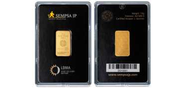 Lingote de oro 10 gramos .999 BLISTER - SEMPSA