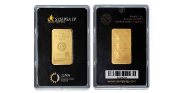 Lingote de oro 100 gramos .999 BLISTER - SEMPSA