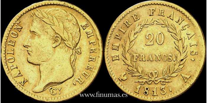 FRANCE K695.1.- 20 FRANCS 1812 TO NAPOLEON - GOLD