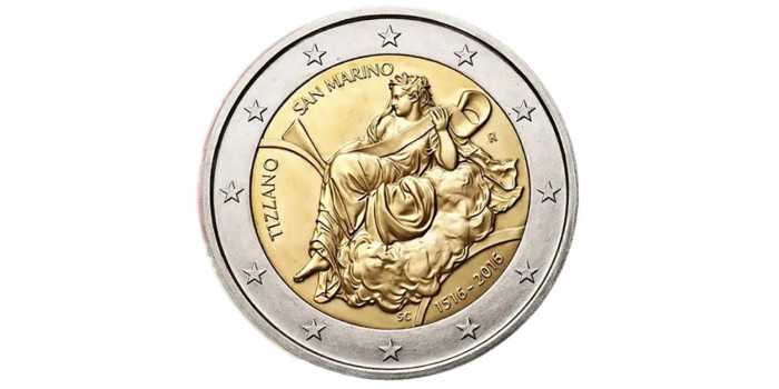 2 EUROS CONMEMORATIVOS SAN MARINO 2026 "TIZIANO"