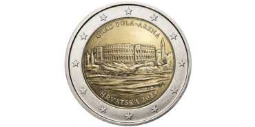 2 EUROS CONMEMORATIVOS CROACIA 2025 "PULA ARENA"