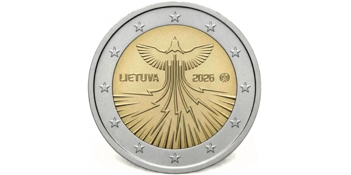 2 EURO COMMEMORATIVE LITHUANIAN 2026 "ENERGIA" COINS
