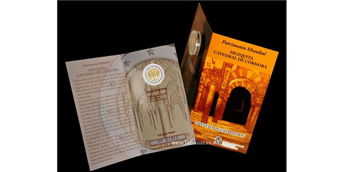 CARTERA EURO B.U. SET 2 EUROS ESPAÑA 2010 CORDOBA -PROOF
