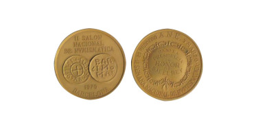 MLL029 - MEDALLA II SALON DE NUMISMATICA A.N.E 1979
