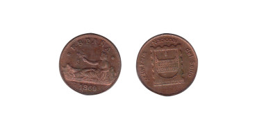 MLL010 - MEDALLA 34º FERIA NACIONAL DEL SELLO - 2000, COBRE 30 m