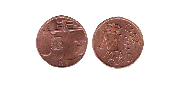 MLL021 - MEDALLA F.N.M.T. BALANZA, COBRE, 30m/m