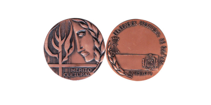 MLL052 - MERITO CULTURAL, DELEGACION PROVINCIAL DE CULTURA cobre