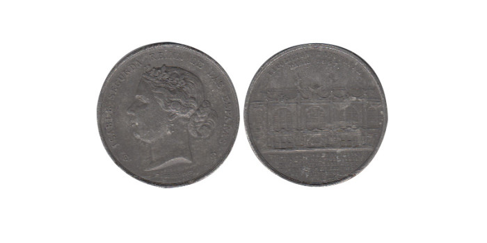 MLL073 ISABEL II REINA DE LAS ESPAÑAS (BORREL 1867) EXPOSICION U