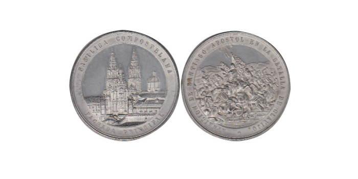 MLL074 - BASILICA COMPOSTELANA, FACHADA PRINCIPAL - APARICION DE