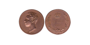 MLL079 - ALFONSO XII DG HISP.REX - 17 MALL 1902 PEQUEÑOS ARAÑAZO