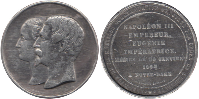 MLL115 - FRANCIA - NAPOLEON III Y EUGENIA