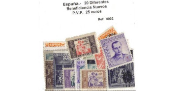 BENEFICENCIA. 20 DIFERENTES EN NUEVO