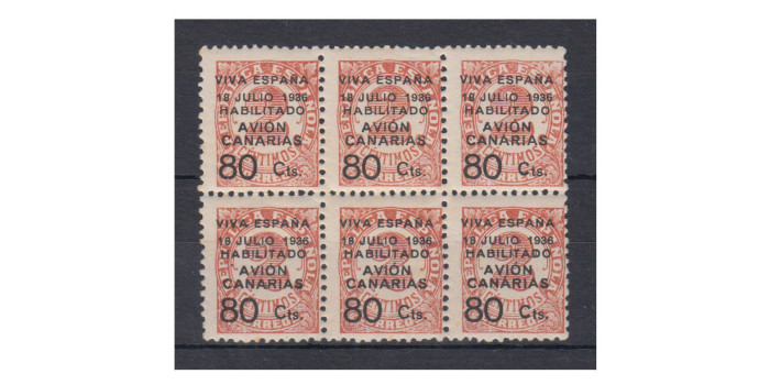 CANARIAS,  Nº 05 ** bloque de 6