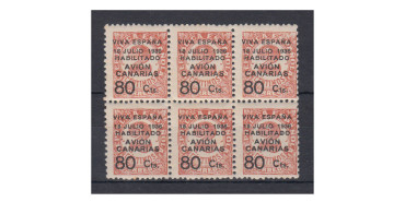 CANARIAS,  Nº 05 ** bloque de 6