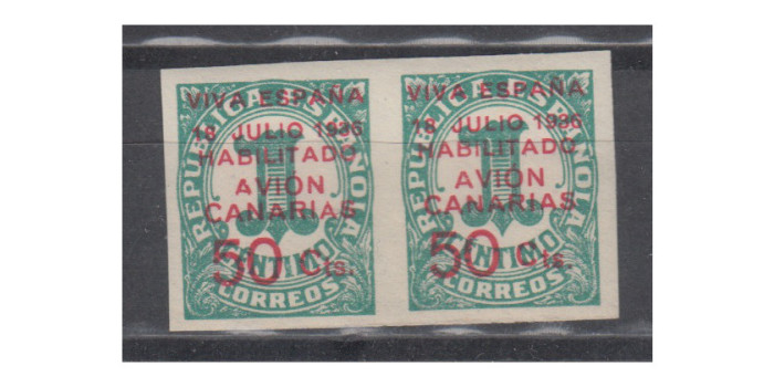 CANARIAS,  Nº 08 ** sin charnela pareja