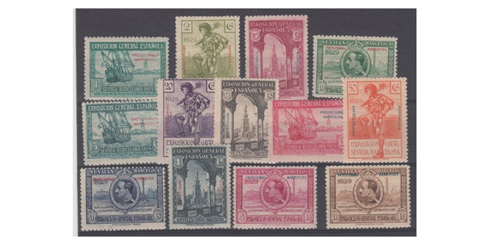 MARRUECOS - 1929 - Nº 119/31**