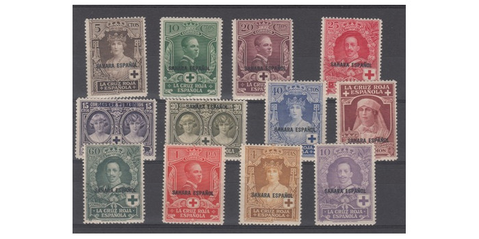 SAHARA - AÑO 1926 - Nº013/24*  SERIE COMPLETA CON CHARNELA
