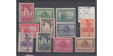 SAHARA - AÑO 1926 - Nº025/35  SERIE COMPLETA SIN CHARNELA