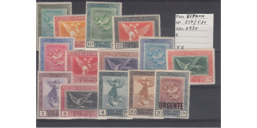 Nº0517/530 - 1930 NUEVOS SIN CHARNELA, GOYA AEREA