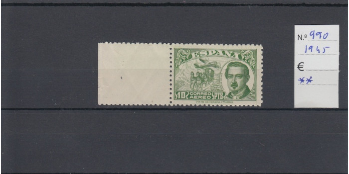 Nº0990 - 1945 NUEVO SIN CHARNELA, Conde de San Luis