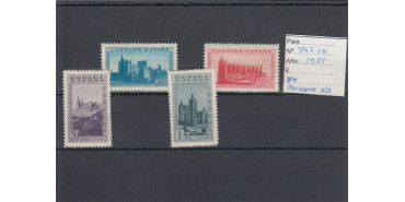 Nº0847sh- 1938, SERIE PROCEDENTE DE LA HOJA BLOQUE